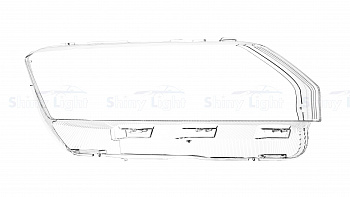 СТЕКЛО ФАРЫ ПРАВОЕ SKODA RAPID 12-20