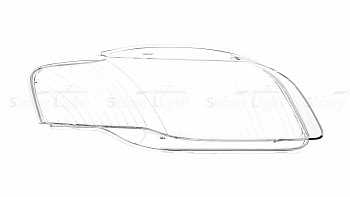 СТЕКЛО ФАРЫ ПРАВОЕ AUDI A4 B7 04-08