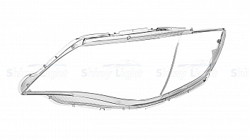 СТЕКЛО ФАРЫ ЛЕВОЕ SUBARU IMPREZA 07-12