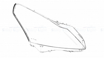 СТЕКЛО ФАРЫ ПРАВОЕ INFINITI G25 G27 10-13