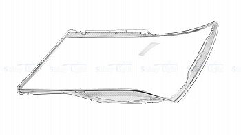 СТЕКЛО ФАРЫ ЛЕВОЕ ACURA MDX 06-13