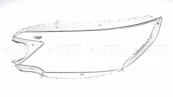СТЕКЛО ФАРЫ ЛЕВОЕ HONDA CR-V 11-15