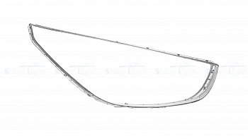 СТЕКЛО ФАРЫ ПРАВОЕ HYUNDAI IX35 10-13