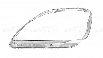 СТЕКЛО ФАРЫ ЛЕВОЕ HONDA CR-V 04-06