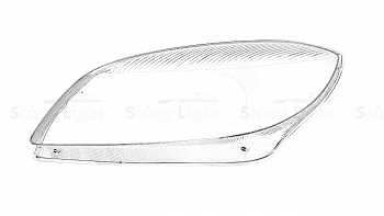 СТЕКЛО ФАРЫ ЛЕВОЕ SKODA FABIA 10-14