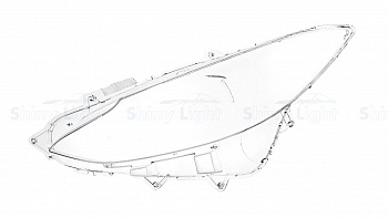 СТЕКЛО ФАРЫ ЛЕВОЕ MAZDA 3 BM 13-17 ГАЛОГЕН