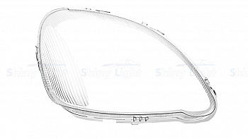 СТЕКЛО ФАРЫ ПРАВОЕ TOYOTA YARIS 03-05