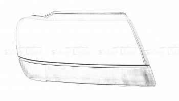 СТЕКЛО ФАРЫ ПРАВОЕ JEEP GRAND CHEROKEE WJ 98-04