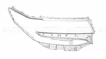 СТЕКЛО ФАРЫ ПРАВОЕ TOYOTA ALPHARD 17-23
