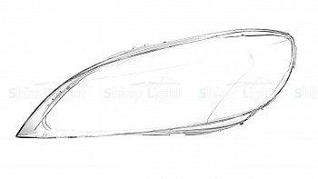 СТЕКЛО ФАРЫ ЛЕВОЕ VOLVO V40 CROSS COUNTRY 12-16