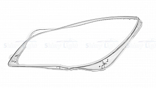 Стекло фары левое Opel Insignia 2013-2017
