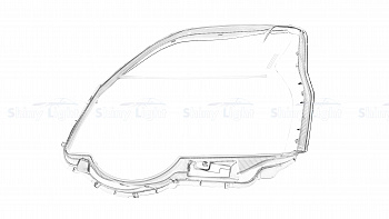 СТЕКЛО ФАРЫ ЛЕВОЕ NISSAN X-TRAIL T31 10-14