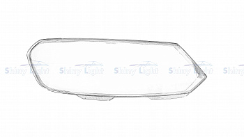 СТЕКЛО ФАРЫ ПРАВОЕ ZOTYE T600 13-21