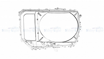 СТЕКЛО ФАРЫ ПРАВОЕ TOYOTA PRADO 250 23+ LED