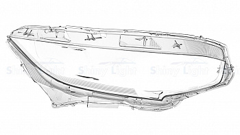 СТЕКЛО ФАРЫ ПРАВОЕ HONDA CIVIC X 15-21 ГАЛОГЕН