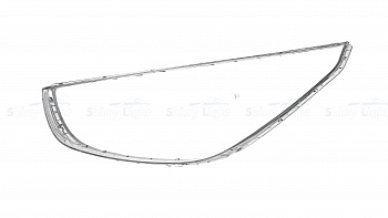 СТЕКЛО ФАРЫ ЛЕВОЕ HYUNDAI IX35 10-13