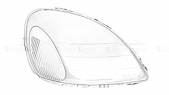 СТЕКЛО ФАРЫ ПРАВОЕ TOYOTA YARIS 99-03