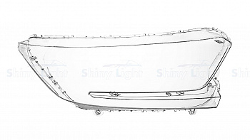 СТЕКЛО ФАРЫ ПРАВОЕ HONDA CR-V 16-22