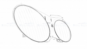 СТЕКЛО ФАРЫ ПРАВОЕ MERCEDES-BENZ E-CLASS W211 02-09