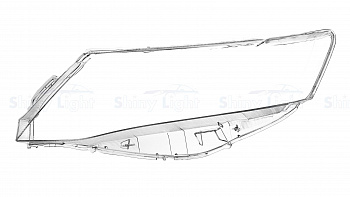 СТЕКЛО ФАРЫ ЛЕВОЕ TOYOTA ALLION T260 07-10