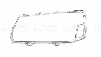СТЕКЛО ФАРЫ ЛЕВОЕ SUBARU FORESTER 02-05 USA