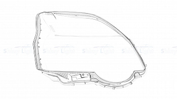 СТЕКЛО ФАРЫ ПРАВОЕ NISSAN X-TRAIL T31 10-14